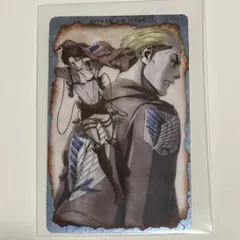 進撃の巨人　メタリックカードコレクション　リヴァイ＆エルヴィン