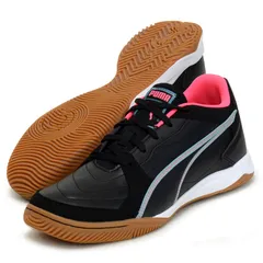 サイズ28cm、プーマ PUMA  プレッシング 4  フットサルシューズ 室内用  26SS (108570-05)