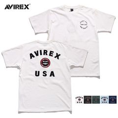 美品 AVIREX リンガーTシャツ ホワイト/黒 XL - メルカリ