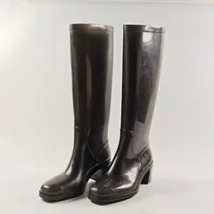 CELINE セリーヌ マカダム柄 レインブーツ 長靴 36のサムネイル