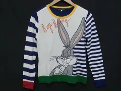 ■美品■ CASTELBAJAC カステルバジャック ルーニー・テューンズ コラボ バッグスバニー コットン 長袖 ニット サイズ40 洋服 DM6795のサムネイル