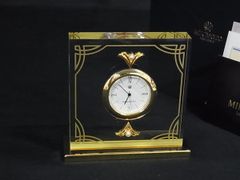 ■Excellent Condition■ MIKIMOTO Genuine Akoya Pearl Clock/Watch, Approx. 4mm, Gold Tone x Clear, DM6836