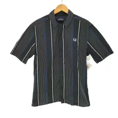 フレッドペリー FRED PERRY マルチストライプ柄 半袖シャツ メンズ import：M 