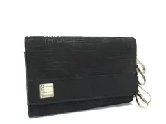 ■美品■ dunhill ダンヒル ディーエイト レザー 6連 キーケース 鍵入れ メンズ ブラック系 DM7792