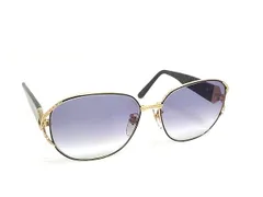 ■美品■ KARL LAGERFELD カールラガーフェルド サングラス メガネ 眼鏡 レディース ゴールド系×ブラック系 DM8513のサムネイル