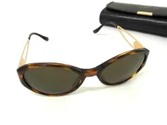 ■美品■ GENNY ジェニー べっ甲調 サングラス メガネ 眼鏡 メンズ レディース ブラウン系 DM8569のサムネイル