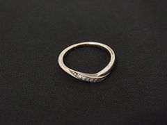 SCARABE スカラベ K10WG ダイヤモンド ウェーブ リング 6号 - メルカリ