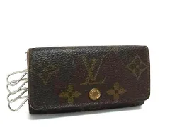 LOUIS VUITTON ルイヴィトン M62631 モノグラム ミュルティクレ4 4連 キーケース 鍵入れ メンズ レディース ブラウン系 DM8575