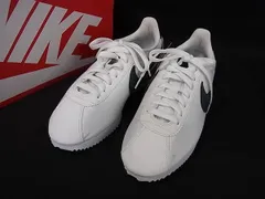 NIKE ナイキ CLASSIC CORTEZ NYLON レザー×ナイロン スニーカー 表記サイズ 25cm 靴 シューズ メンズ ホワイト系×グレー系 DM9163