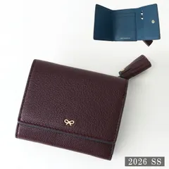 ■ANYA HINDMARCH アニヤハインドマーチ 5050925204866 Mini Trifold Zip Peeping Eyes in Shiny Capra ミニトライフォールド つ折り財布 ピーピングアイズ ミニ財布 のサムネイル