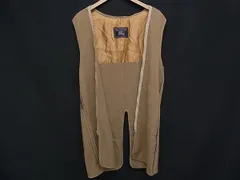 ■美品■ Burberrys バーバリーズ ウール100％ ライナーのみ ベスト アウター 上着 洋服 メンズ レディース ブラウン系 DM9230のサムネイル