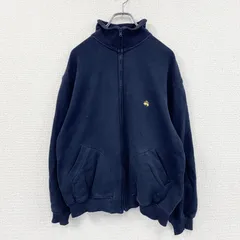 ～00s　Brooks Brothers　ブルックスブラザーズ　フルジップスウェットジャケット　ネイビー　Lサイズ　古着