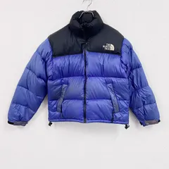 THE NORTH FACE　ザ・ノースフェイス　ヌプシダウンジャケット　青　ブルー　Mサイズ　古着