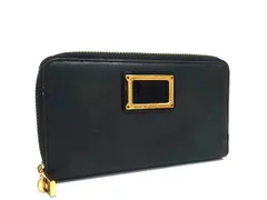 MARC BY MARC JACOBS マークバイマークジェイコブス レザー ラウンドファスナー 長財布 ウォレット レディース ブラック系 DM9313