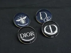ChristianDior クリスチャンディオール ピンバッジ ピンブローチ アクセサリー 4点セット レディース ネイビー系×ブラック系 DM9344