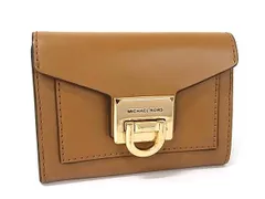 ■美品■ MICHAEL KORS マイケルコース 32T9GNCF1L マンハッタン スモール レザー 二つ折り 財布 ウォレット ブラウン系 DM9718のサムネイル