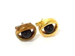 LANVIN ランバン カフスボタン カフリンクス アクセサリー 紳士 ビジネス メンズ ゴールド系 DM9775のサムネイル