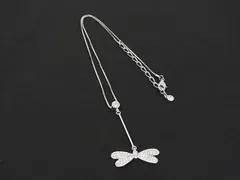 ■美品■ SWAROVSKI スワロフスキー ラインストーン ネックレス ペンダント アクセサリー レディース シルバー系 DM9680
