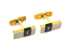 YVESSAINTLAURENT イヴサンローラン カフリンクス カフスボタン アクセサリー ビジネス 紳士  ゴールド系 DM9807