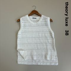 theory luxe✨RICA LINEN CROCHET ニットベスト - メルカリ