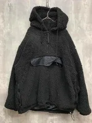 X-LARGE エクストララージ 01193515 ボアフリース プルオーバー ジャケット sizeM/黒 ◆■◎メンズ
