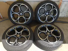 アルファロメオ ステルヴィオ ヴェローチェ 純正 20インチ 8.5J +31 PCD110-5H　＆　画像のタイヤは含まれません 　4本のサムネイル