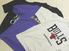美品あり F6 NBA等 Tシャツ 4枚セット ◇ S～M ナイキ ジョーダン / レイカーズ / ブルズ ブラック ホワイト パープル メンズ ▼8D