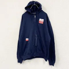 FRUIT OF THE LOOM　フルーツオブザルーム　フルジップスウェットパーカー/フーディー　ネイビー　Lサイズ　古着