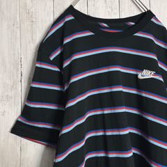 NIKE ナイキのレインボーカラーリンガーTシャツ2枚セット カマボコ 