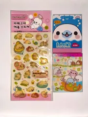 古典 まめゴマ ステッカー メモ帳 セット 平成 日本 サン-X