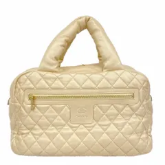 シャネル(Chanel) シャネル トートバッグ コココクーン レザー シャンパンゴールド シャンパンレディース