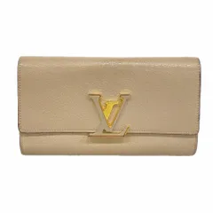ルイ・ヴィトン(Louis Vuitton) ルイ・ヴィトン 長財布 トリヨン ポルトフォイユカプシーヌ M61249 ガレレディース