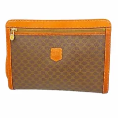 セリーヌ(Celine) セリーヌ クラッチバッグ マカダム  ブラウン レディース
