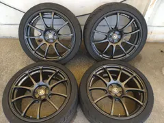 ADVAN Racing RZ アドバンレーシング　18インチ 8.0J +35 PCD98-5H＆　YOKOHAMA　ADVAN　NEOVA　AD07　225/40R18　4本のサムネイル