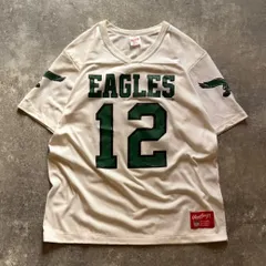 80年代 80s Rawlings ローリングス NFL フィラデルフィアイーグルス フットボール Tシャツ 白 ホワイト USA製 アメリカ製のサムネイル