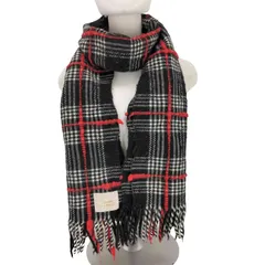 ヴィヴィアンウエストウッドアクセサリー Vivienne Westwood Accessories ノバチェック柄フリンジマフラー レディース 表記無 
