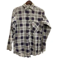 ヴィンテージ vintage 50's 60's PENNEY'S プリネル プリント ネルシャツ 長袖シャツ ブルー Sサイズ 201MT-5792 VBのサムネイル
