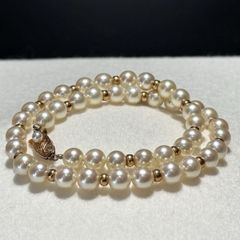 K14】 パール ブレスレット 15.7g - メルカリ