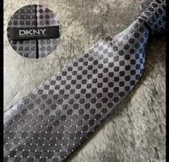 DKNY パープル シルク ネクタイ[MSE875]