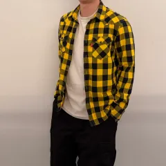 ディッキーズ ポケット シャツ チェック柄