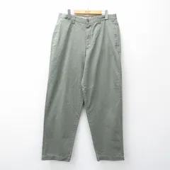 W33/古着 ギャップ GAP パンツ メンズ 00年代 00s コットン 緑系 26mar27