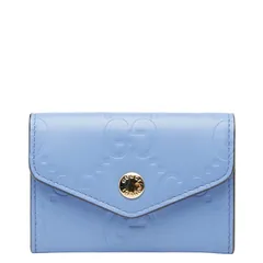 グッチ GGアイコン カードケース 名刺入れ 772792 パープル系 レザー レディース GUCCI【1-0235400】