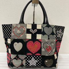 Think Bee! シンクビー パッチワーク ハンドバッグ デニム ハート