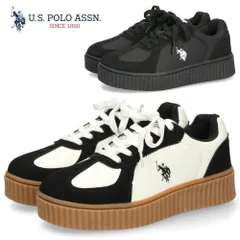 レディース スニーカー ローカット 厚底 靴 ブラック ホワイト クリオージョ ユーエスポロアッスン U.S. POLO ASSN. PL00813のサムネイル