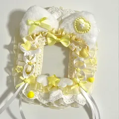 ハンドメイド トレカケース デコ 硬質ケース レース