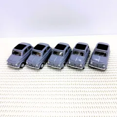 FIAT500 プルバックミニカー 5台セット グレー フィアット abarth アバルト 595 チョロQ 1/48【新品・未使用】のサムネイル