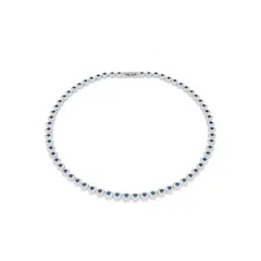 スワロフスキー レディース アクセサリー ネックレス・チョーカー・ペンダントトップ Swarovski Una Chok Ld54 Blue RHS ブルー