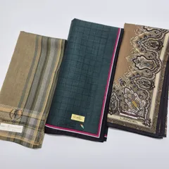 【新品】ブランド メンズハンカチ 3枚セット