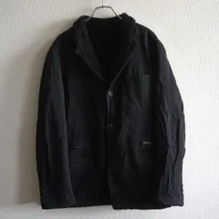 【AD2005/美品】COMME des GARCONS HOMME【製品染め 縮絨 裏ボア ジャケット】L コムデギャルソンオム 00s 26040441