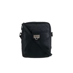 Salvatore Ferragamo サルヴァトーレ フェラガモ   ハンドバッグ グレー ガンチーニ ナイロン ワンハンドル cr22rg Salvatore Ferragamo - Salvatore Ferragamo サルヴァトーレ